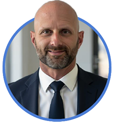 Paul Burghardt Headshot Blue Border