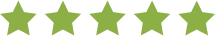 green five stars icon